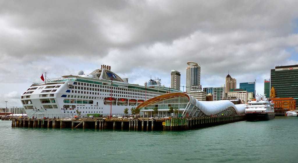Soldiers Bay boardwalk: Ports of Auckland NZ (Sun Princess))