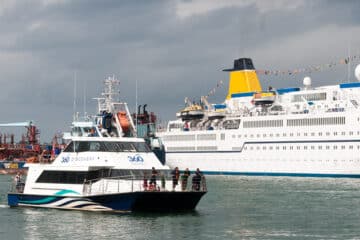 cruise season Auckland: Ships in Auckland Harbour